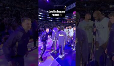Luka Dončić has the Pregame ZOOMIES #nba