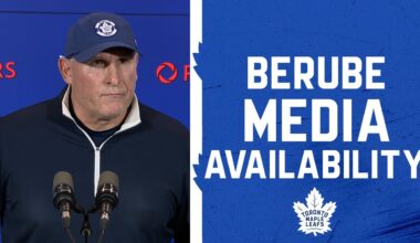 Craig Berube | Practice | November 08, 2025