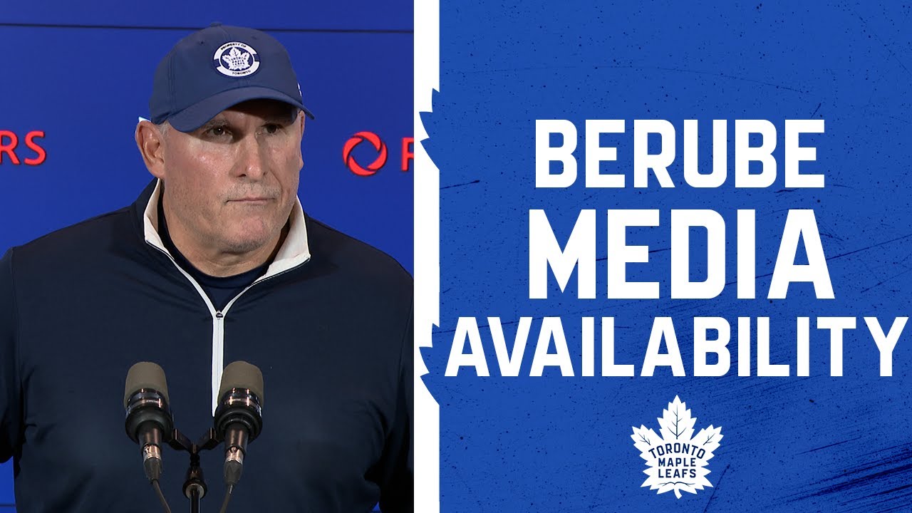 Craig Berube | Practice | November 08, 2025