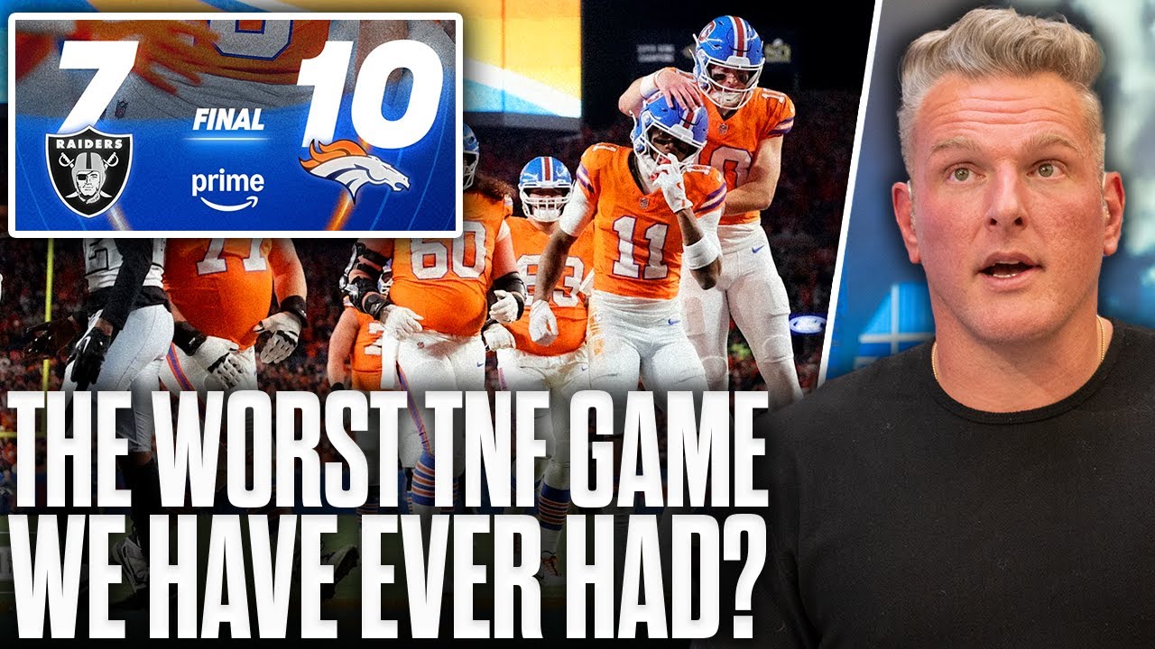 The Broncos Beat The Raiders, But Boy That Game Stunk... | Pat McAfee Show