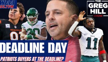 "I Feel like Something Big" Trade(s) Brewing for Patriots? #NFL Deadline at 4PM ||The Greg Hill Show