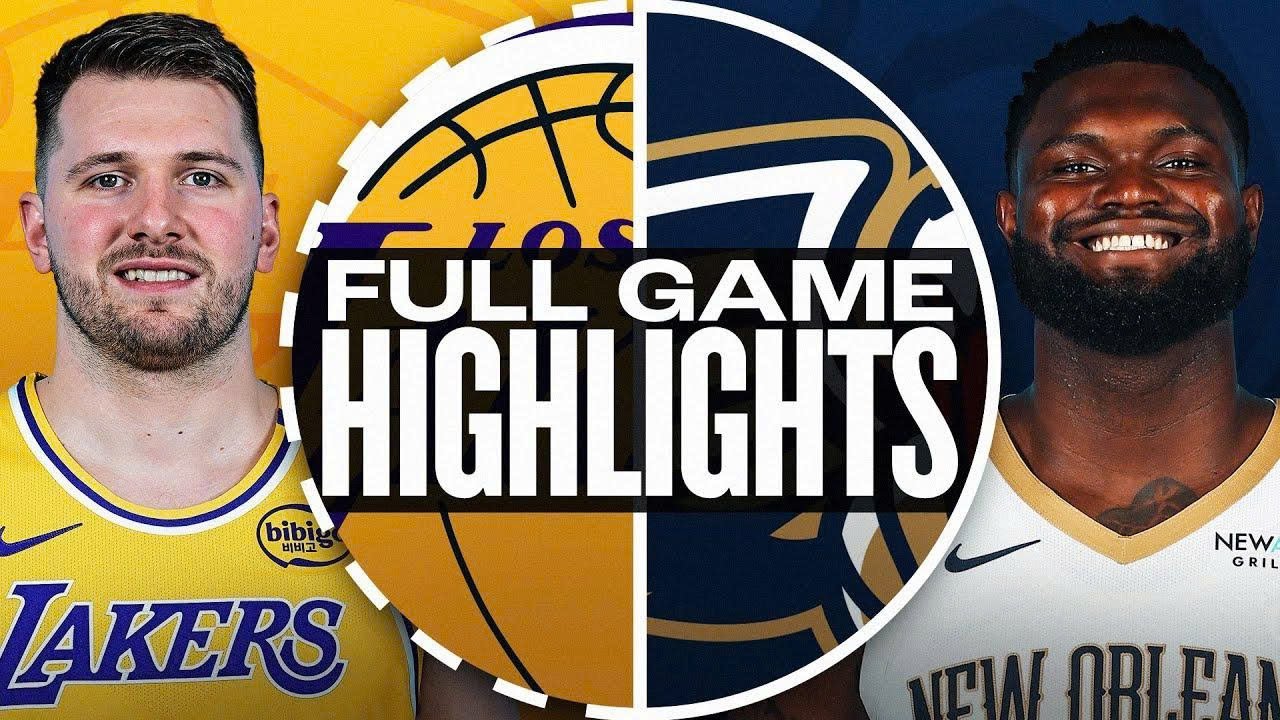 Los Angeles Lakers Vs New Orleans Pelicans Highlights Full Game - NOV 08,2025 | NBA