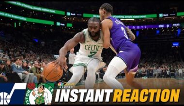 INSTANT REACTION: C’s show ‘no killer instinct’ in ‘INEXCUSABLE’ loss at home to the Jazz