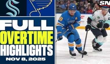 Seattle Kraken at St. Louis Blues | FULL Overtime Highlights - November 8, 2025