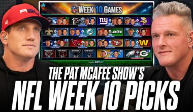 The Pat McAfee Show Picks & Predicts Every Game For NFL's 2025 Week 10 Weekend