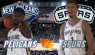 New Orleans Pelicans vs San Antonio Spurs Live Play by Play & Scoreboard