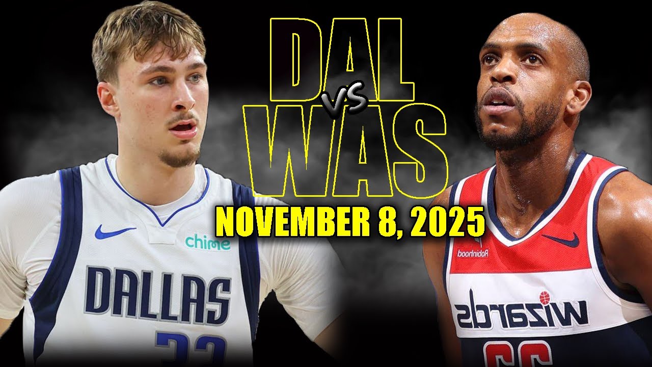 Dallas Mavericks vs Washington Wizards Full Game Highlights - November 8, 2025 | NBA Season