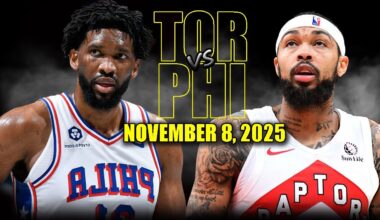 Philadelphia 76ers vs Toronto Raptors Full Game Highlights - November 8, 2025 | NBA Season