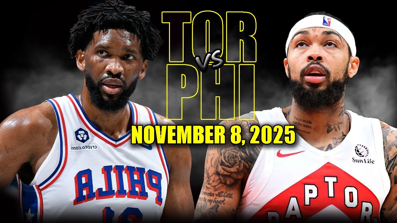 Philadelphia 76ers vs Toronto Raptors Full Game Highlights - November 8, 2025 | NBA Season