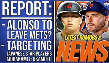 REPORT: Mets Alonso Expected To LEAVE?, TARGETING Murakami & Okamamoto, Bellinger & McNeil News