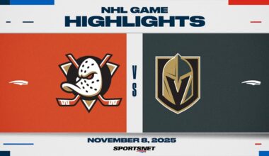 NHL Highlights | Ducks vs. Golden Knights - November 8, 2025