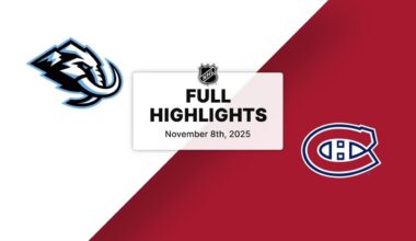 NHL Highlights | Mammoth vs. Canadiens | November 08, 2025