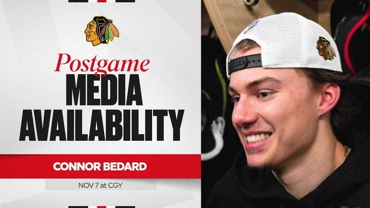 "Try to make him bite one way." | Connor Bedard Postgame 11.7.25
