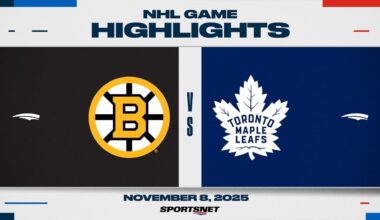 NHL Highlights | Bruins vs. Maple Leafs - November 8, 2025