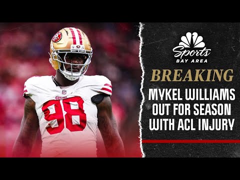 49ers rookie Mykel Williams out for season after sustaining ACL injury vs. Giants | NBC Sports BA