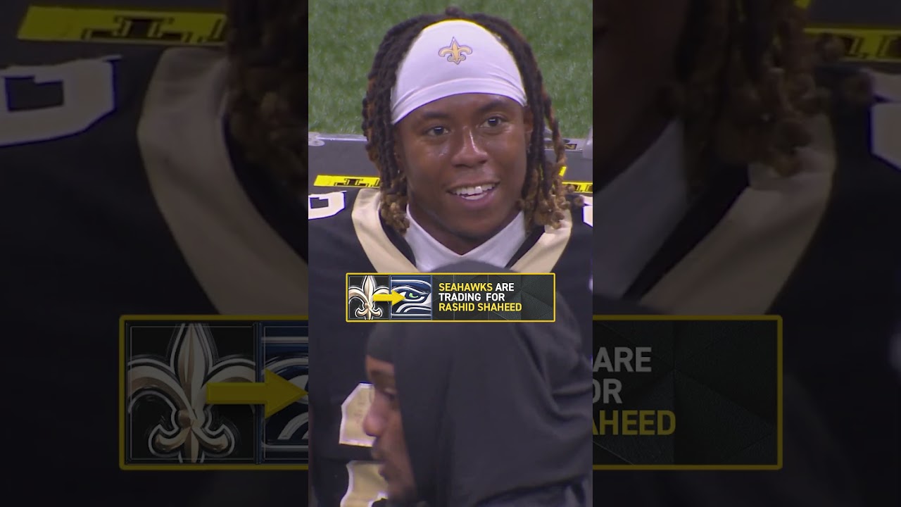 Saints trading WR Rashid Shaheed to the Seahawks #NFL #Trade #Seahawks #Saints