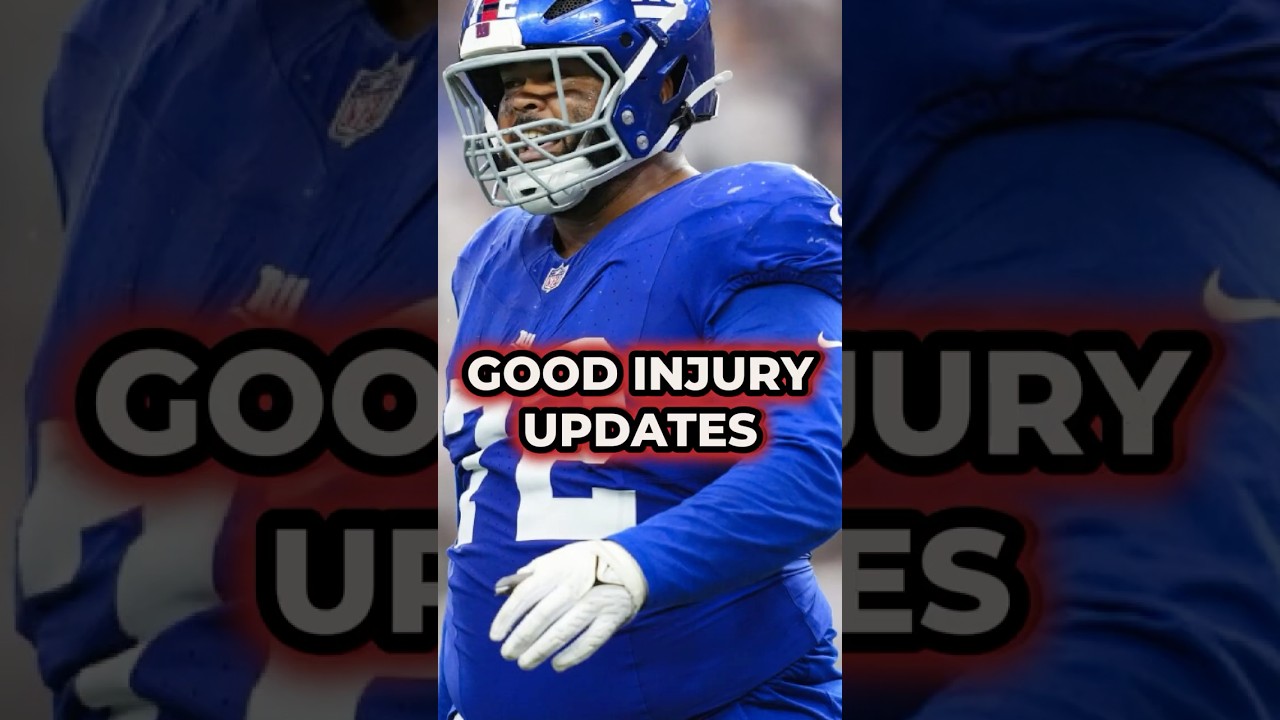 Giants Get GOOD Injury Updates Ahead Of Matchup vs. Bears