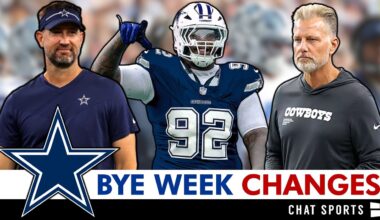 Cowboys Making MAJOR Bye Week Changes Ft. Matt Eberflus, Caelen Carson And Quinnen Williams?