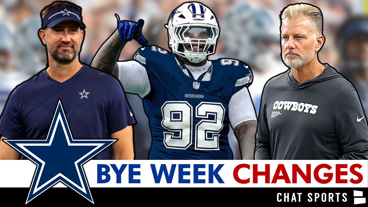 Cowboys Making MAJOR Bye Week Changes Ft. Matt Eberflus, Caelen Carson And Quinnen Williams?