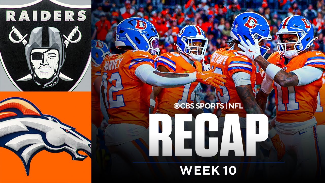 Broncos Avoid Upset vs Raiders, Extend Win Streak to 7 and Improve to 8-2 | Game Recap