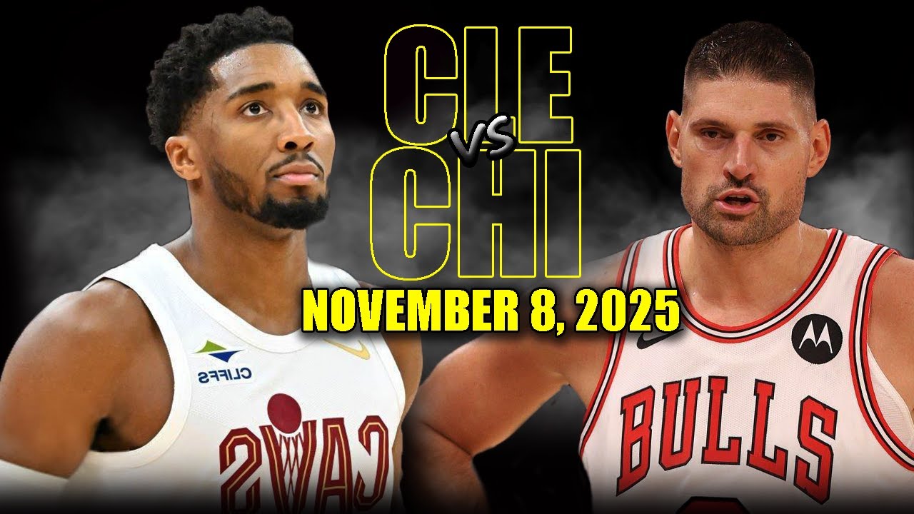 Cleveland Cavaliers vs Chicago Bulls Full Game Highlights - November 8, 2025 | NBA Season
