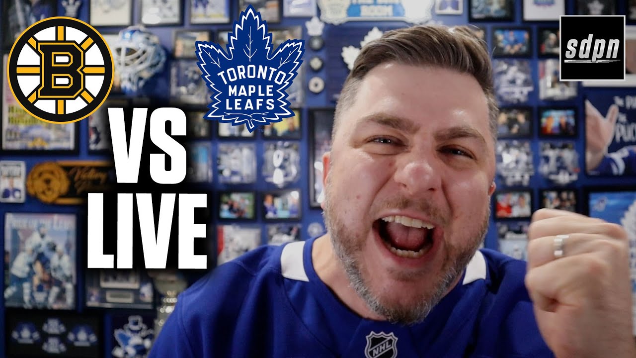 Toronto Maple Leafs vs Boston Bruins LIVE w/ Steve Dangle
