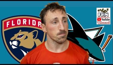 Brad Marchand Scores, Not Enough in Florida Panthers Loss to San Jose Sharks