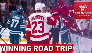 Winning road trip secured! Raymond's 3pt weekend leads Detroit to split with Anaheim and San Jose