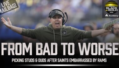 Saints and Kellen Moore's Offense Have ZERO Answers in Loss to Rams. Picking studs & duds.