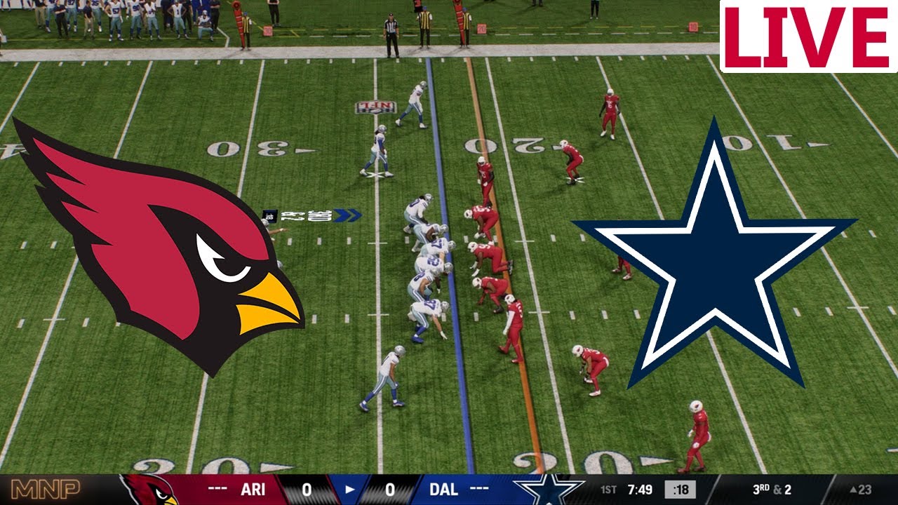 🔴 LIVE🔴Arizona cardinals VS Dallas Cowboys  /Week 9/ Madden NFL 26