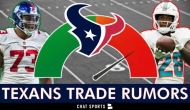 HUGE NFL Trade Rumors Centered Around The Texans Ft. De'Von Achane, Evan Neal & Mark Andrews
