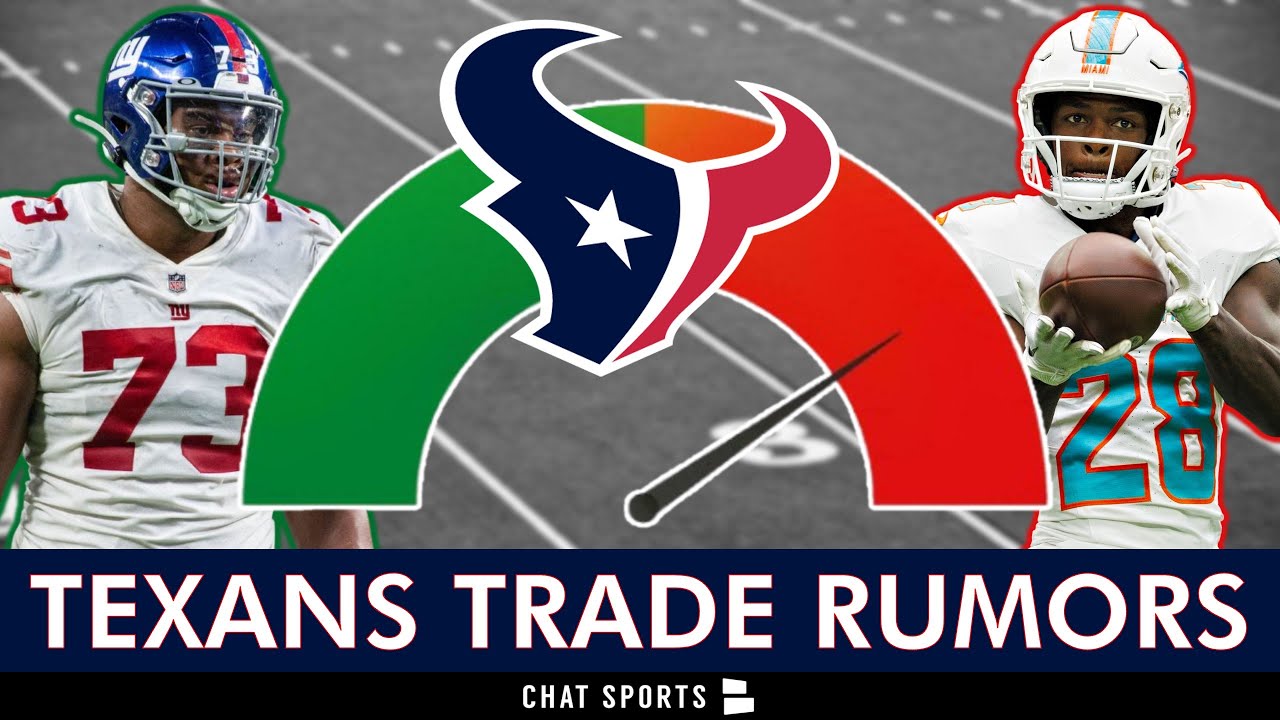 HUGE NFL Trade Rumors Centered Around The Texans Ft. De'Von Achane, Evan Neal & Mark Andrews