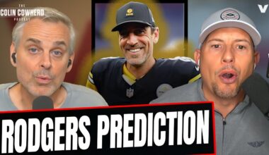 Colin Cowherd PREDICTS if Aaron Rodgers & Steelers WIN AFC North over Lamar Jackson & Ravens | NFL