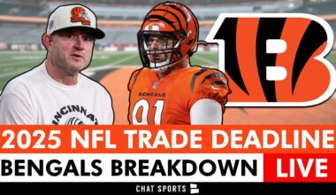 🚨 Bengals NFL Trade Deadline Coverage + Latest Cincinnati Bengals Trade Rumors & NFL Trade Tracker