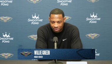 Willie Green recaps loss vs. San Antonio | Pelicans-Spurs Postgame 11/8/2025