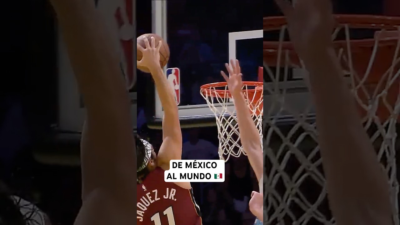 JAIME JAQUEZ JR. está VOLANDO en el Miami Heat vs Charlotte Hornets 🤯