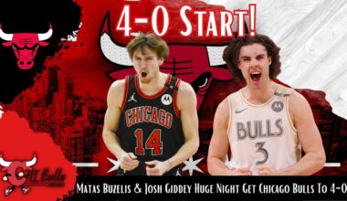 Matas Buzelis & Josh Giddey Huge Night Get Chicago Bulls To 4-0!