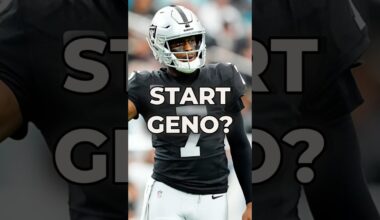 Should Geno Smith START Against The Broncos On Thursday Night Football? #raiders #nfl #shorts