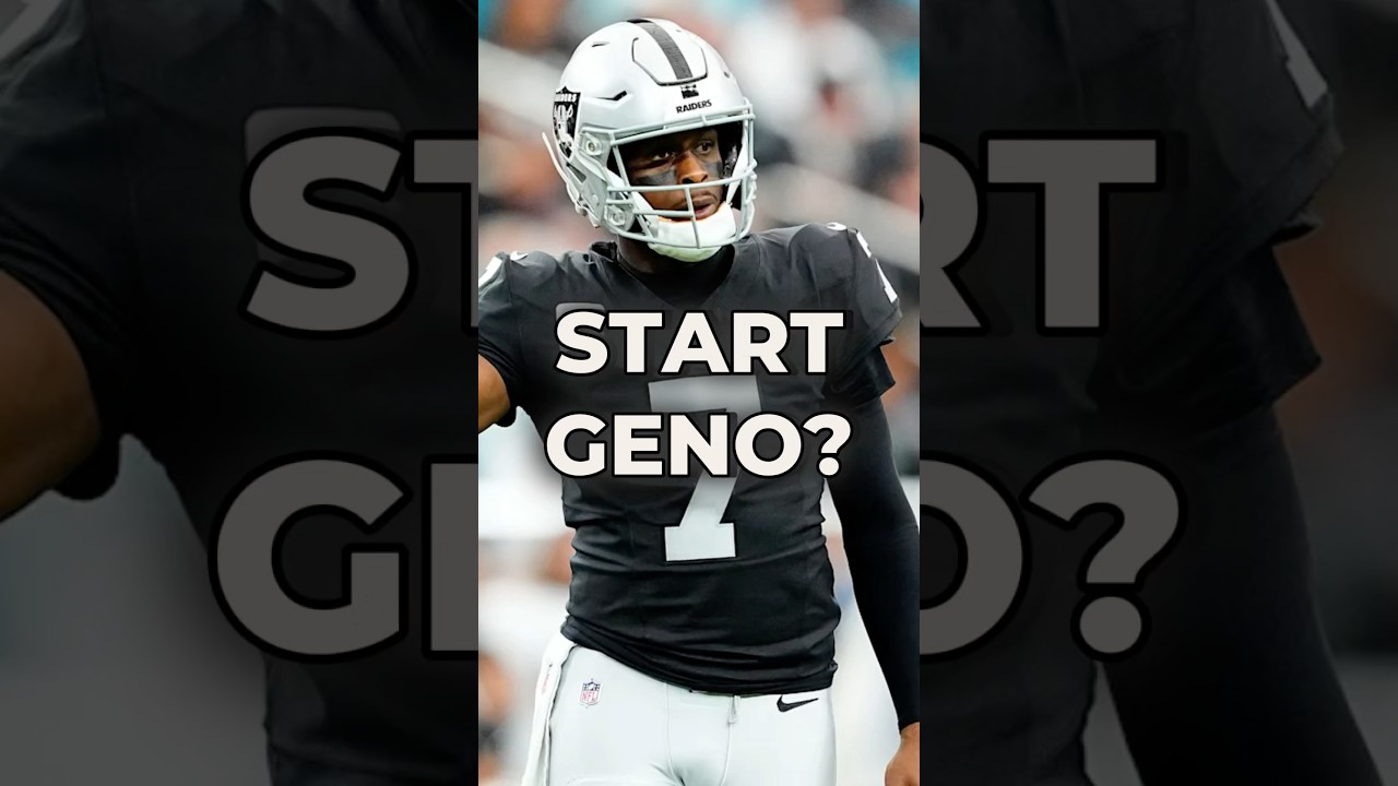 Should Geno Smith START Against The Broncos On Thursday Night Football? #raiders #nfl #shorts