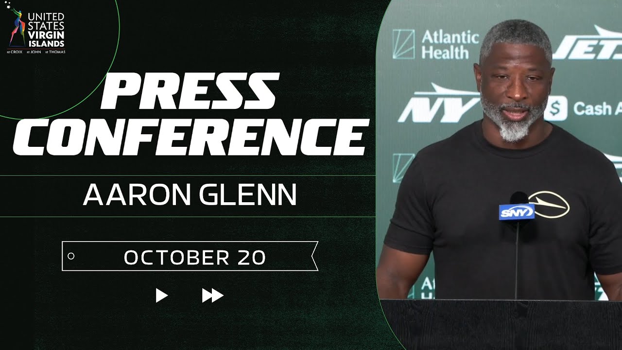 Aaron Glenn Press Conference (10/20) | New York Jets