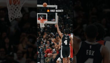 WELCOME BACK, DE’AARON FOX! 🦊 #nba #spurs #deaaronfox 📺 FanDuelSN SW