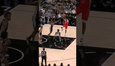 Derik Queen drills fadeaway jumper #pelicans #spurs #highlights