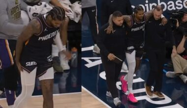 Jalen Green helped to locker room after hamstring injury in 2nd game with Suns