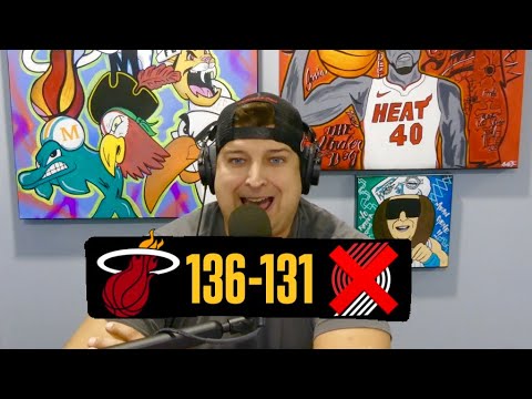 Miami Heat Take Out Trail Blazers! | Nikola Jović w/ Monster Night vs Portland! | 4-0 Start At Home