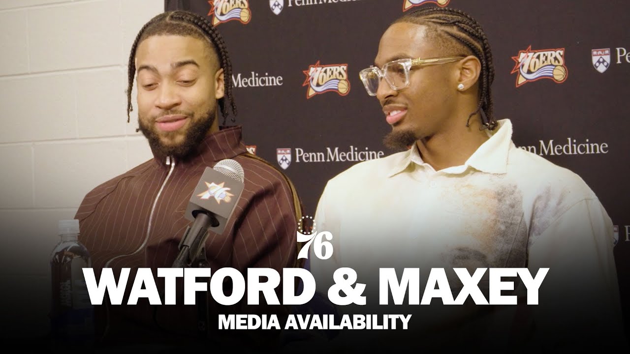Philadelphia 76ers Postgame Media Availability 🎙️ | Trendon Watford and Tyrese Maxey | 11.08.25