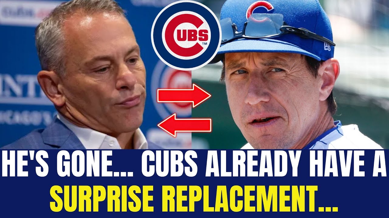 HE'S GONE... Cubs already have a SURPRISE replacement... Chicago Cubs latest news