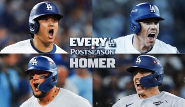 ALL POSTSEASON HOME RUNS hit by the 2025 World Series Champion Dodgers! (Ft. Shohei, Freddie & MORE)