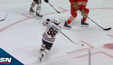 Blackhawks' Connor Bedard Shows off Unreal Release for Snipe Against Red Wings