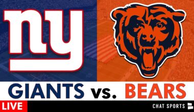 Giants vs. Bears Live Streaming Scoreboard, Free Play-By-Play, Highlights | NFL Week 10