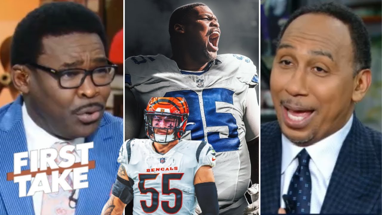 FIRST TAKE | Cowboys are Super Bowl bound! - Micheal Irvin on Dallas lands Quinnen Williams & Wilson